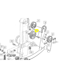 Шків натяжний D16 / 200 мм до Джон Дір AH94450 TIMKEN