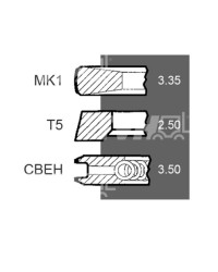Поршневі кільця Перкінс / Perkins 105мм — UPRK0002