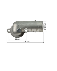 Термостат двигуна з корпусом 4225397M1 Massey Ferguson