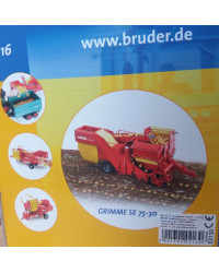Іграшка картопляний комбайн Grimme SE 75 02130 - Іграшки Брудер