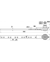 Головка коси жатки 670406 комбайна Claas