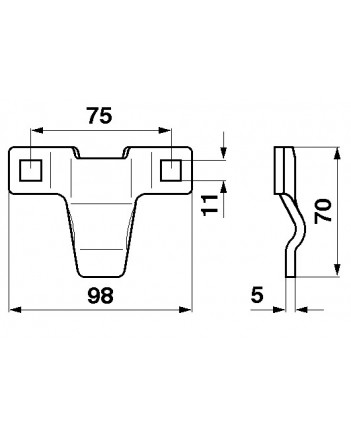 Прижим коси John Deere Z32690