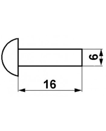 Заклепка 6х16 AZ32299 John Deere