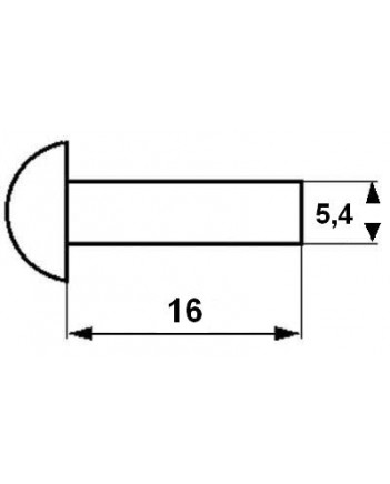 Заклепки 5,4x30 мм 391493X1.00 Массей Фергюсон