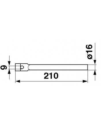 Палець шнека жатки комбайна DEUTZ FAHR 0651.1190.0