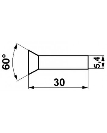 Заклепки коси 5,4x30 Massey Ferguson