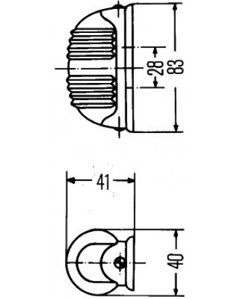 Вказівник повороту Массей Фергюсон 324130M1 / AZ10792 / 019596
